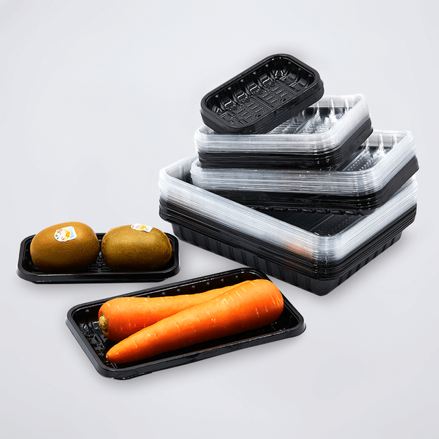 Bandeja plástica disponible del envasado de alimentos congelados de la serie multi dimensión disponible del refrigerador