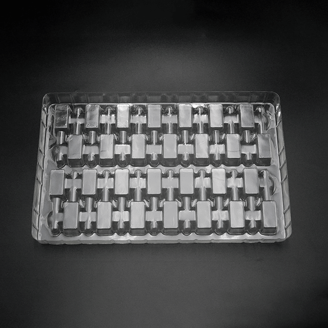 Empaquetado en bandeja de blister transparente de plástico con lentes electrónicas personalizadas