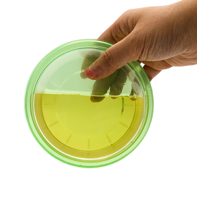 Taza plástica disponible hermética de los PP del envase para llevar de la galleta 8oz con la tapa