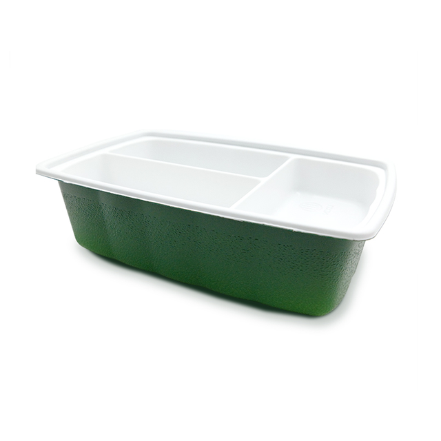 Caja de comida para llevar plástica disponible de Contaner 1000ml de la capa doble del rectángulo