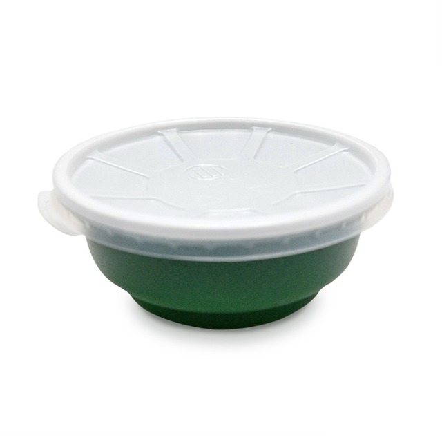 Tazón de sopa para llevar plástico disponible material de 300ml PP
