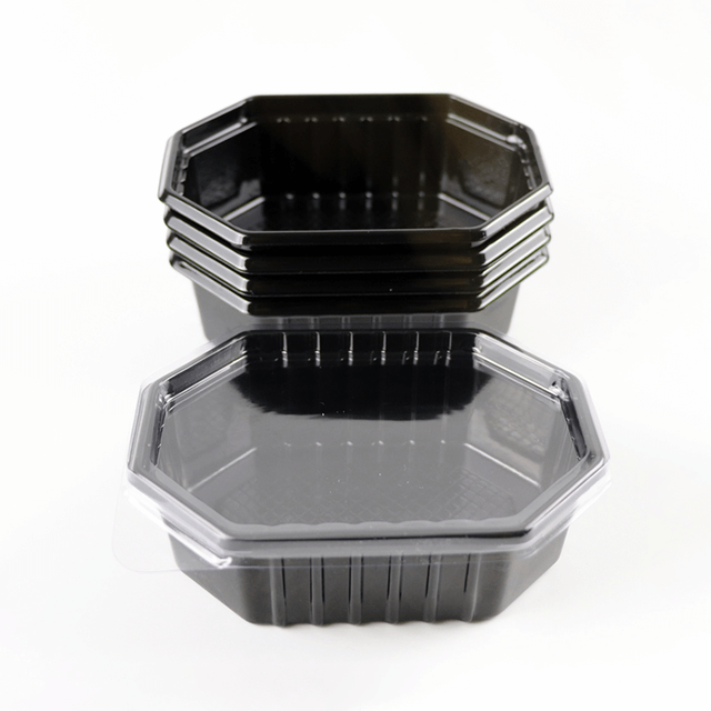 caja para llevar plástica disponible del bocado del envase de comida de 125ml 4oz
