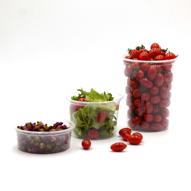 Sopa para llevar que empaqueta la taza plástica disponible 16oz con la tapa