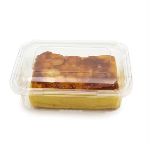 Caja plástica disponible para llevar de la panadería de la cubierta del acondicionamiento de los alimentos 15OZ y caja de la fruta