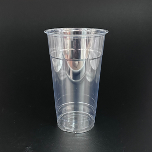 Vasos para beber de plástico desechables transparentes con logotipo personalizado de 32 oz